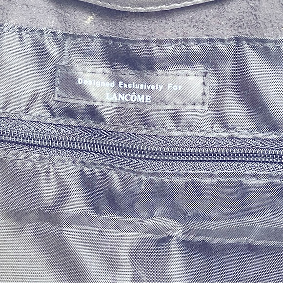 LANCOME Leopard Animal Print Shoulder Bag Tote Bag Drawstring/Snap Closu… - Picture 3 of 10